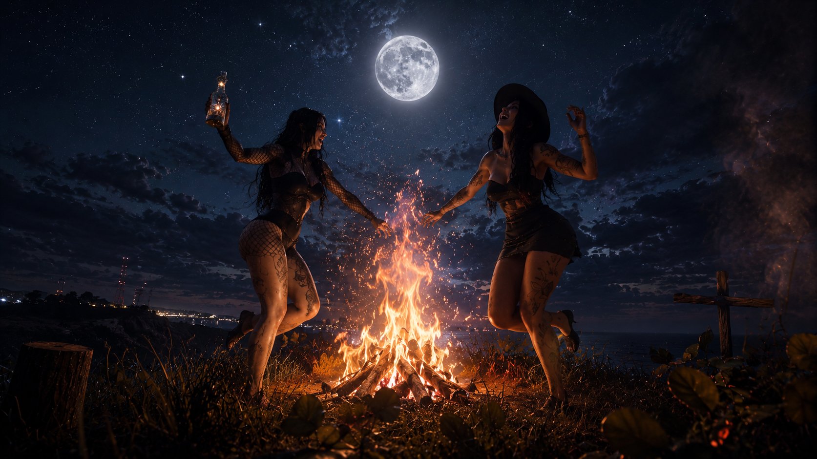 Moonlit Lovers — cinematic FiveM character edit